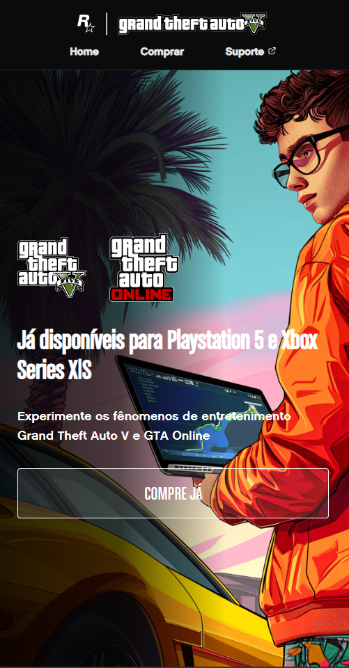 Projeto LandingPage GTA V